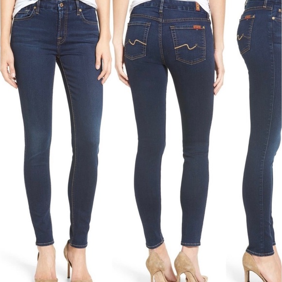 7 For All Mankind Denim - 7 FOR ALL MANKIND b(air) Denim The Skinny Jeans - Size 29